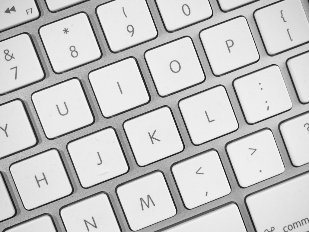 computer, keyboard, letters, typing, code, laptop, electronics, gray computer, gray laptop, gray letter, gray code, gray coding, gray keyboard